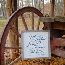 Load image into Gallery viewer, Psalm 35:9 Sign