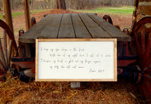 Load image into Gallery viewer, Psalm 16:8-9 Sign