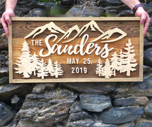 Load image into Gallery viewer, Reclaimed Wood Wedding Sign
