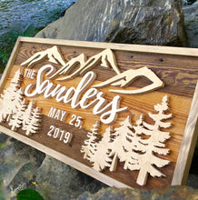 Load image into Gallery viewer, Reclaimed Wood Wedding Sign
