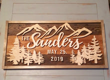 Load image into Gallery viewer, Reclaimed Wood Wedding Sign