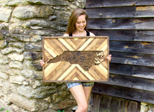 Load image into Gallery viewer, Geometric State Wall Art