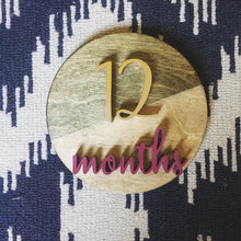 Load image into Gallery viewer, Milestone Marker Round