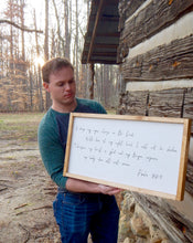 Load image into Gallery viewer, Psalm 16:8-9 Sign
