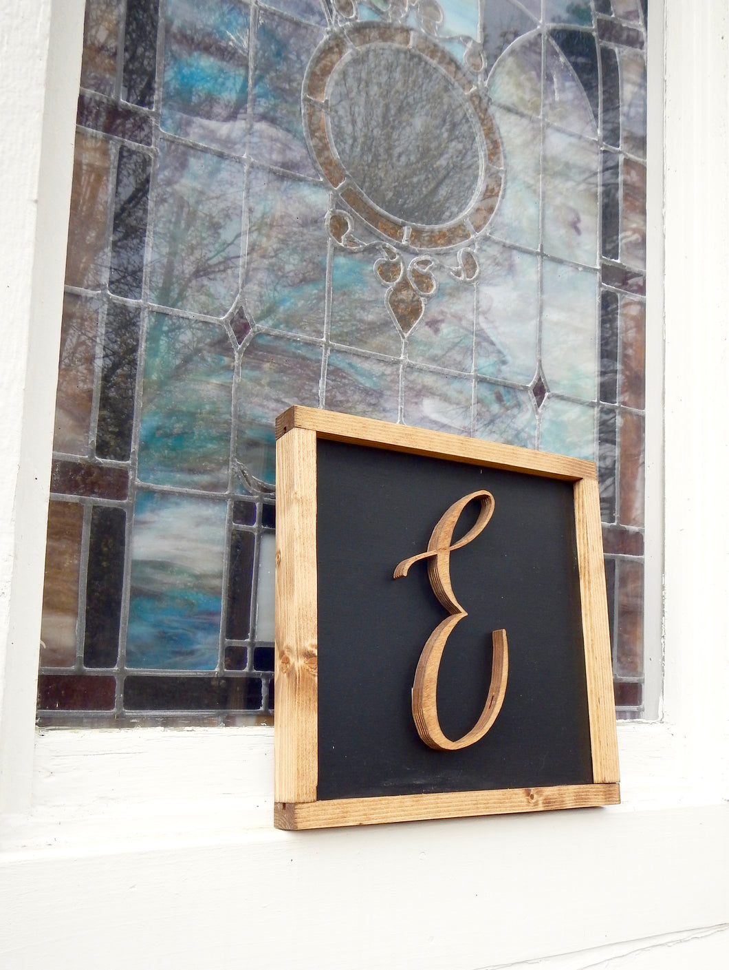 Framed Dimensional Letter Sign