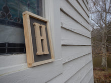 Load image into Gallery viewer, Framed Dimensional Letter Sign
