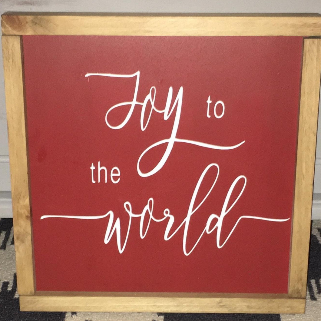 Joy To The World Sign
