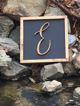 Load image into Gallery viewer, Framed Dimensional Letter Sign
