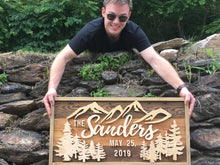 Load image into Gallery viewer, Reclaimed Wood Wedding Sign
