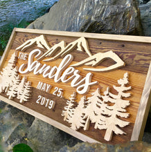 Load image into Gallery viewer, Reclaimed Wood Wedding Sign
